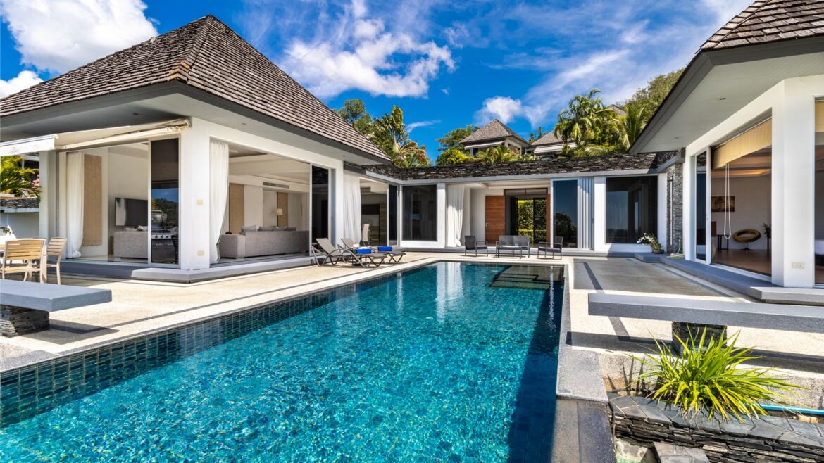 Panoramic Ocean & Valley View Villa – Elevated Luxury Living in Phuket